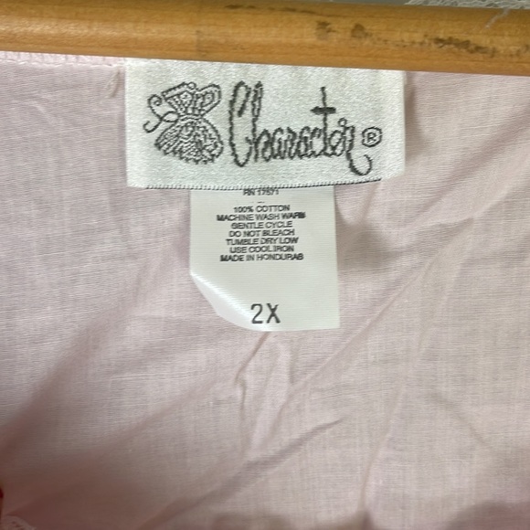 New Vintage Character Pink Nightgown 2X - Picture 3 of 6
